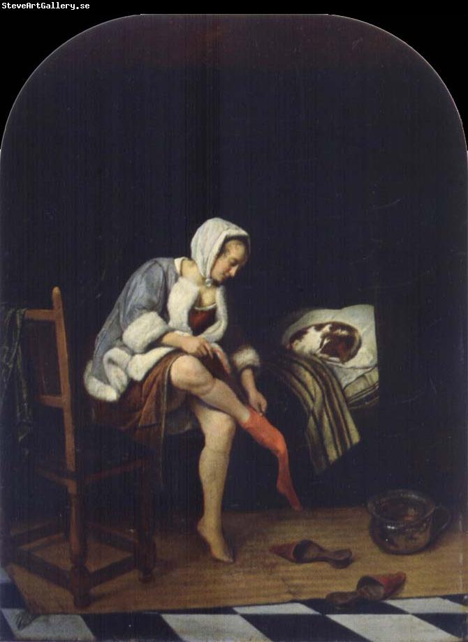 Jan Steen The Toilet